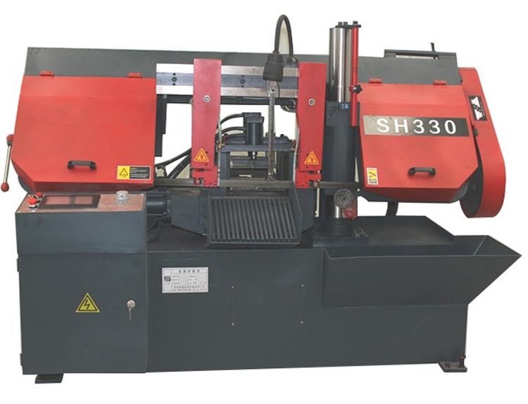 SH-330 Automatic CNC Band Saw Machine Cutting Steel.jpg
